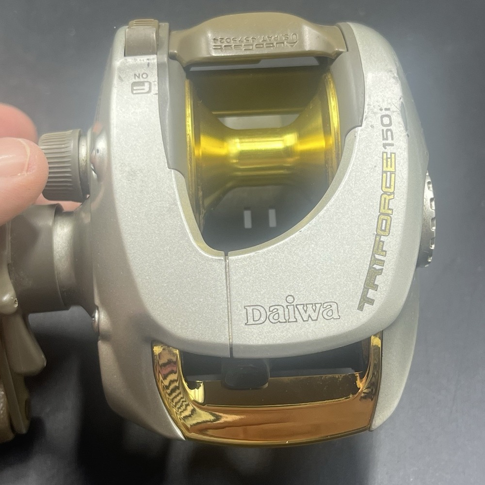 Daiwa Triforce-Z 153IV Baitcast Reel 3BB Infinite Anti-Reverse Silver/Black/Gold